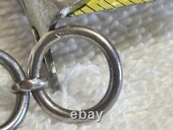 Vintage Onyx Silver 925 Multi Chain Vintage Bracelet 37 Grams