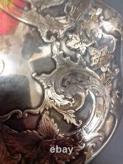 Vintage Or Antique Sterling Silver Mirror Acid Tested as-is