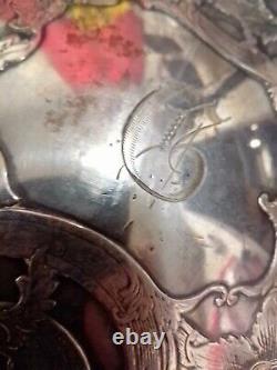 Vintage Or Antique Sterling Silver Mirror Acid Tested as-is