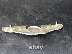 Vintage Original WWII USAAF Army Air Crew Wings Sterling Silver