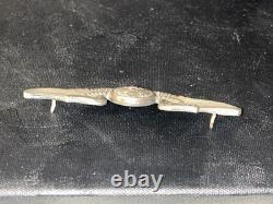 Vintage Original WWII USAAF Army Air Crew Wings Sterling Silver