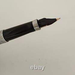 Vintage Parker 75 Cisele Fountain Pen Sterling Silver Made in USA