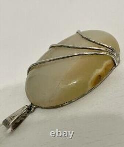 Vintage Pendant Sterling Silver 925 Elegant Women's Jewelry Weight 19.5 gr