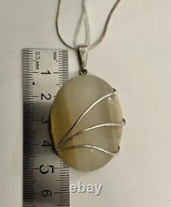 Vintage Pendant Sterling Silver 925 Elegant Women's Jewelry Weight 19.5 gr