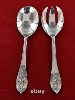 Vintage Richard Dimes Sterling Silver Serving Spoon & Serving Fork