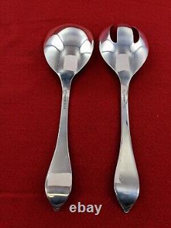 Vintage Richard Dimes Sterling Silver Serving Spoon & Serving Fork