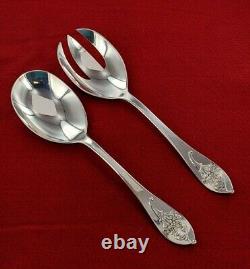 Vintage Richard Dimes Sterling Silver Serving Spoon & Serving Fork