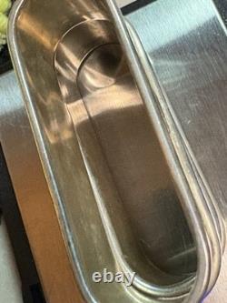 Vintage Rogers Lunt Bowlen Sterling Silver Napkin Rings Pair Pattern 450. 36.7g