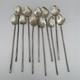Vintage Set Of Sterling Silver Ice Teas Straws Set Of 11 56 Grams