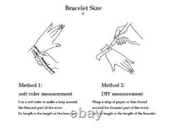 Vintage Silver Bracelet 925 For Men Vajra Double Byzantine Sterling Silve 8.5'