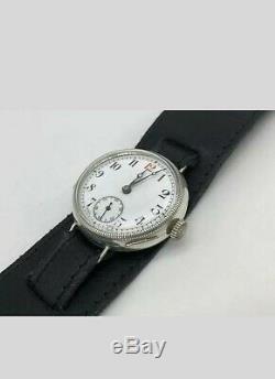 Vintage Solid Silver WW1 Military Trench Watch (Serviced + Warranty)