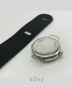 Vintage Solid Silver WW1 Military Trench Watch (Serviced + Warranty)