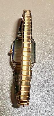Vintage Sterling Silver-1/2012KGF Southwestern Watch with Coral, Turquoise/Work