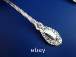 Vintage Sterling Silver 2 Piece Salad Set with Floral Design (978)