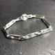 Vintage Sterling Silver 925 Anchor Chain Bracelet Thin Stylish Used