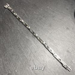 Vintage Sterling Silver 925 Anchor Chain Bracelet Thin Stylish Used