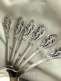 Vintage Sterling Silver 925% Art Nouveau american dessert spoon