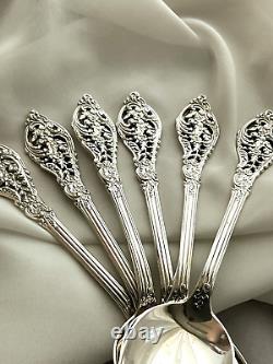 Vintage Sterling Silver 925% Art Nouveau american dessert spoon