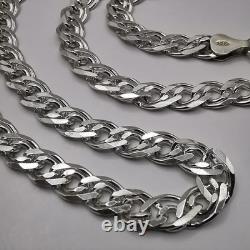 Vintage Sterling Silver 925 Chain Necklace Signed 25.03g Women's Jewelry Gift