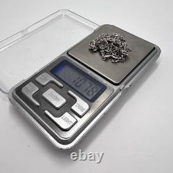 Vintage Sterling Silver 925 Fashion Chain Necklace Unisex Jewelry Marked 10.7g