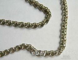 Vintage Sterling Silver 925 Necklace Chain Anchor Men's Womens Brook 30.82 gr