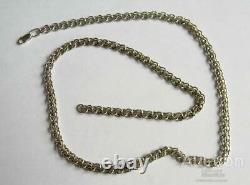 Vintage Sterling Silver 925 Necklace Chain Anchor Men's Womens Brook 30.82 gr