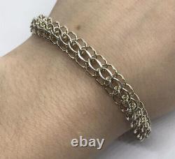 Vintage Sterling Silver 925 Weaving Python Beautiful Size 19.2 cm Weight 13 gr