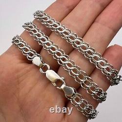 Vintage Sterling Silver 925 Women's Men's Jewelry Chain Necklace Marked 17.2g