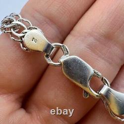 Vintage Sterling Silver 925 Women's Men's Jewelry Chain Necklace Marked 17.2g