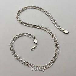 Vintage Sterling Silver 925 Women's Men's Jewelry Chain Necklace Marked 21.5 gr
