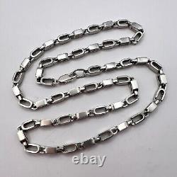 Vintage Sterling Silver 925 Women's Men's Jewelry Chain Necklace Marked 24.4 gr
