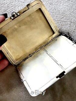 Vintage Sterling Silver Art Deco 925 Wallet Ladies Cigarette Case Coin Holder