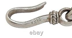 Vintage Sterling Silver Bali Byzantine Bracelet 8mm 8in