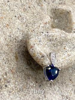 Vintage Sterling Silver Blue Iolite Earrings