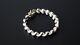 Vintage Sterling Silver Bracelet Women's Braided Fine Jewellery Hallmarked 24g