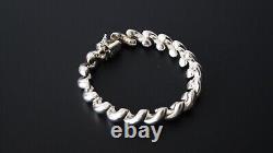 Vintage Sterling Silver Bracelet Women's Braided Fine Jewellery Hallmarked 24g