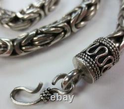 Vintage Sterling Silver Chain Necklace
