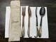 Vintage Sterling Silver Handle Wooden Fork & Spoon Salad Server Set Bloomingdale