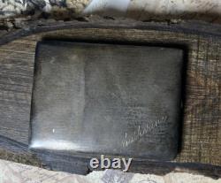 Vintage Sterling Silver International Compact Cigarette Case Catherine V724