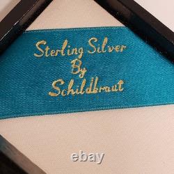 Vintage Sterling Silver Japanese Themed Cocktail Skewers Set of Six Original Box