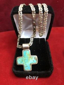 Vintage Sterling Silver Lot Jewelry Southwestern Ring Earring Cross Turquoise