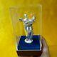 Vintage Sterling Silver Plated 925/statue Small Four People Join Each Other Nice