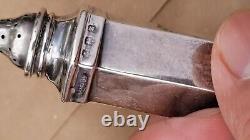 Vintage Sterling Silver Salt Paper Shaker