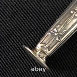 Vintage Sterling Silver Seal Native Box Handmade France 19 Century Empire Style