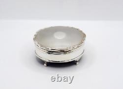 Vintage Sterling Silver Trinket Box Fully Hallmarked Adie Brothers Ltd 1961