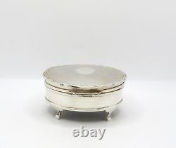 Vintage Sterling Silver Trinket Box Fully Hallmarked Adie Brothers Ltd 1961