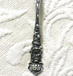 Vintage Sterling Silver Water Lily Spoon sugar spoon 5 Rare