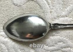 Vintage Sterling Silver Water Lily Spoon sugar spoon 5 Rare