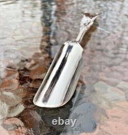 Vintage, Sterling Silver, Whiting Mfg. Co, Violet, Large Cheese Scoop, No Mono