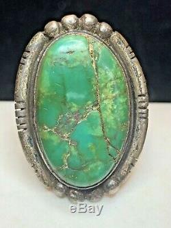Vintage Sterling Turquoise Ring Navajo Native American Old Pawn Signed Ramona